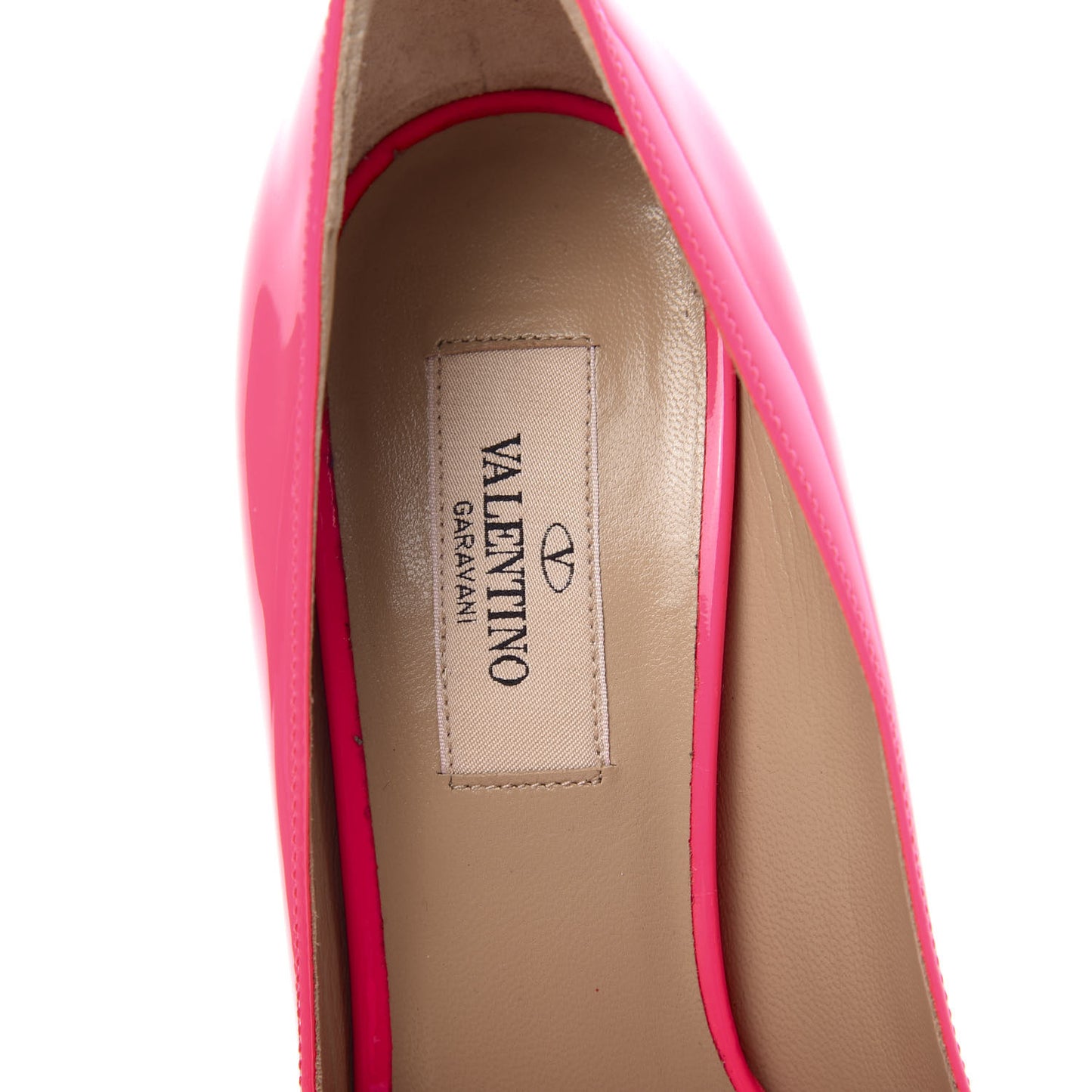 Patent Couture Bow Peep Toe Low Heel Pumps 37.5 Peony