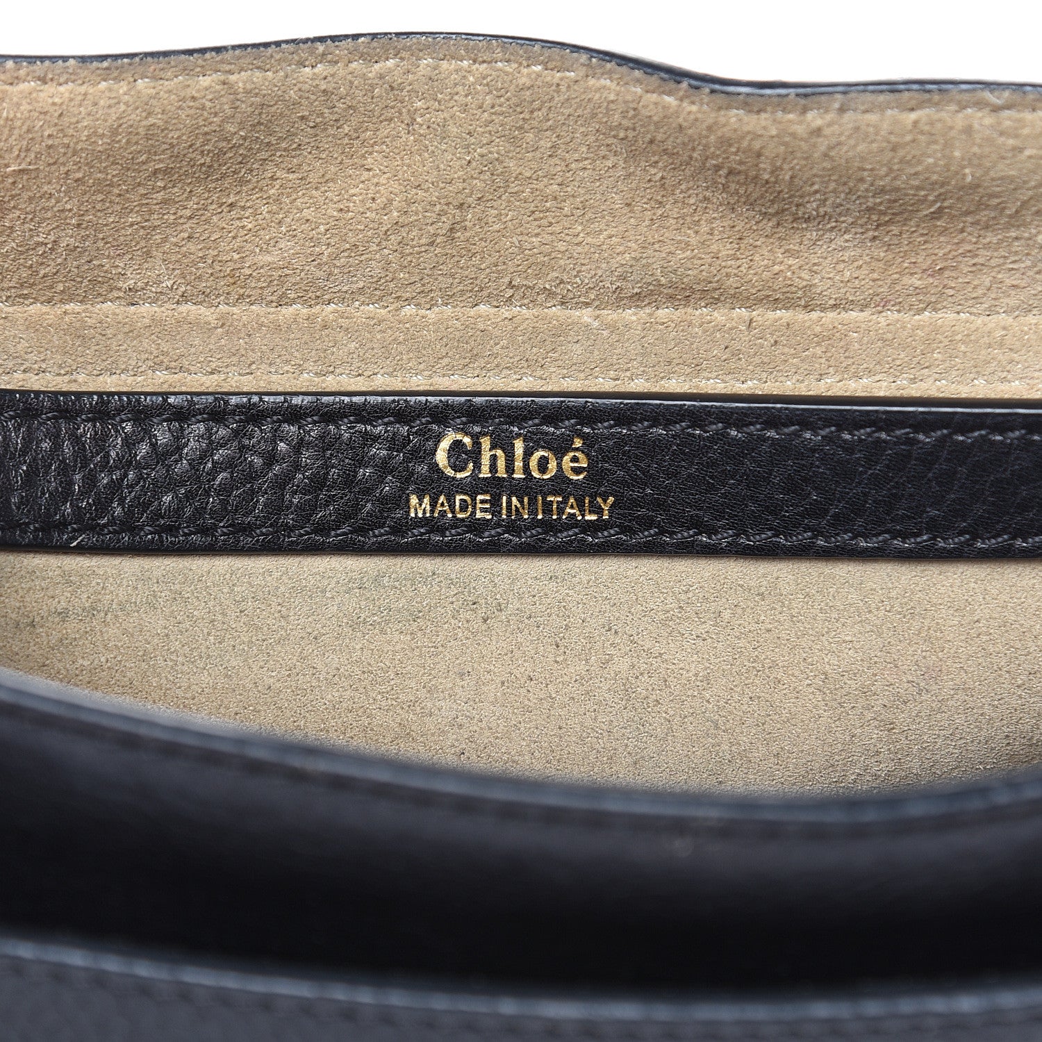 Chloe Grained Calfskin Small Hudson Tassel Shoulder Bag Black 6 of 19