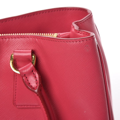 Prada Saffiano Lux Small Tote Peonia 12 of 19