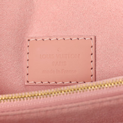 Louis Vuitton Damier Ebene Caissa Clutch Rose Ballerine 6 of 8