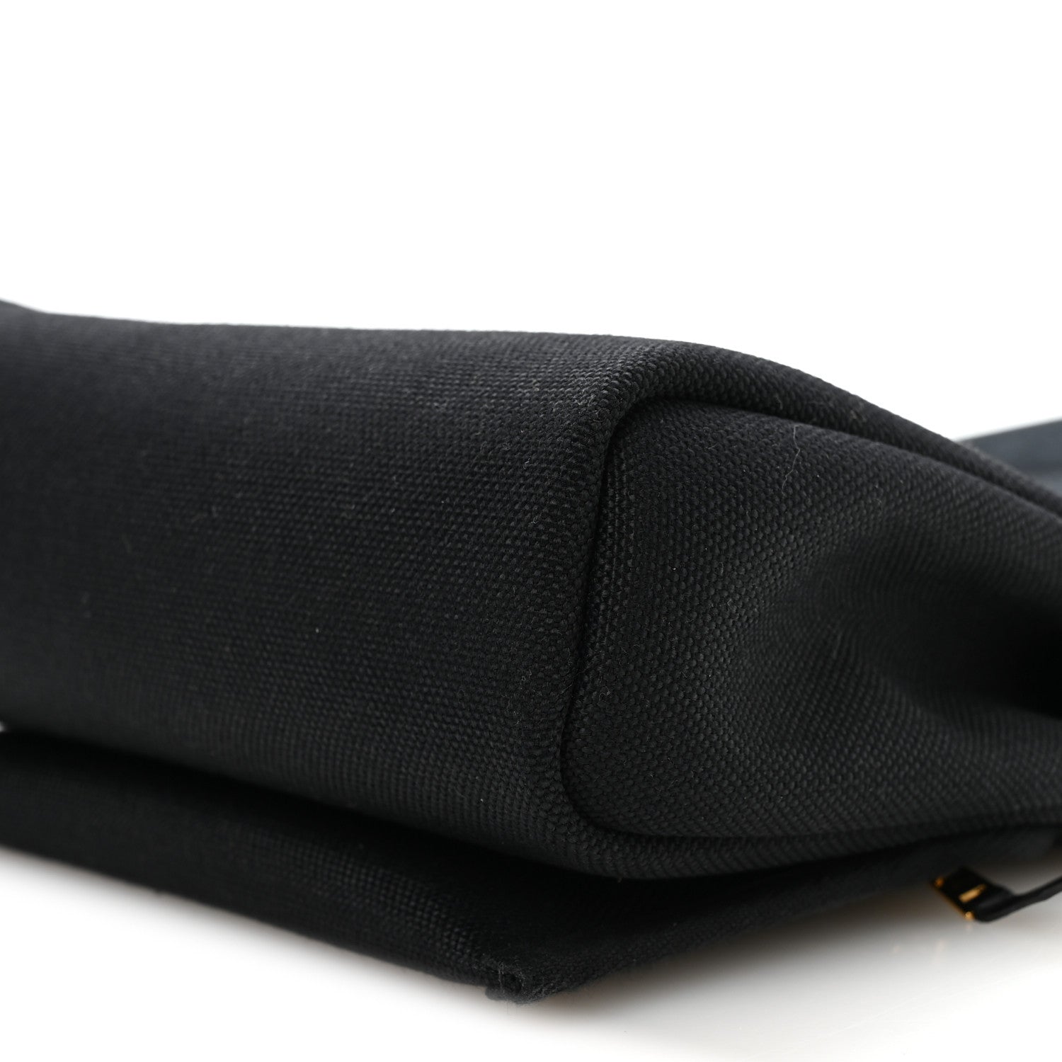 Hermes Military Toile Vache Hunter Herbag Zip Retourne 20 Black 10 of 11