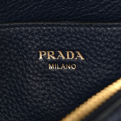 Prada Vitello Daino Flap Crossbody Baltico 6 of 10