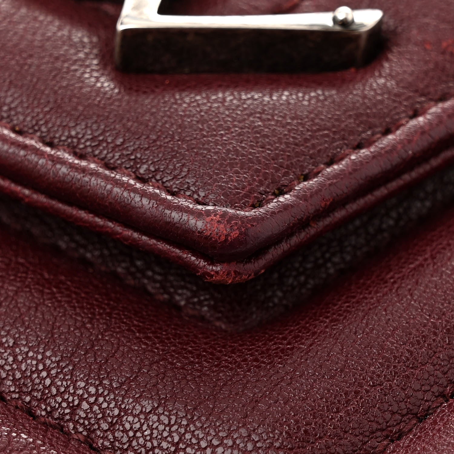 Saint Laurent Sheepskin Matelasse Chevron Monogram Medium College Bag Old Brandy 15 of 16