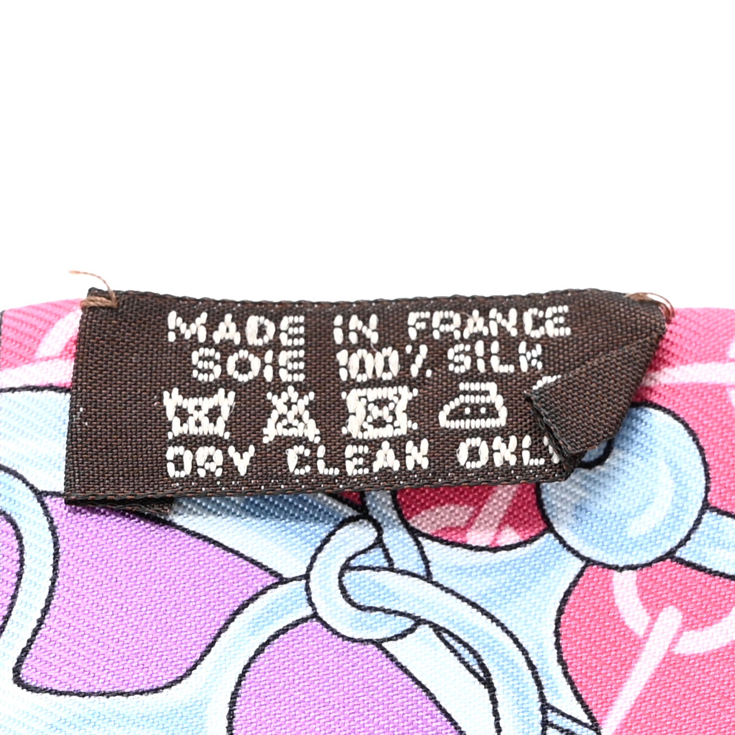 Hermes Silk La Promenade Du Matin Twilly Prune Rose Mauve 3 of 11