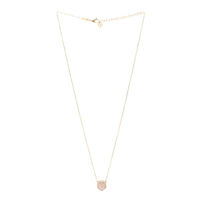 Gucci 18K Yellow Gold Diamond Pink Opal Le Marche Des Merveilles Feline Pendant Necklace 3 of 6