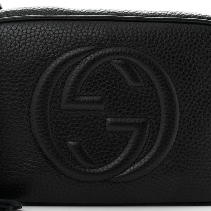 Gucci Pebbled Calfskin Mini Soho Disco Bag Black 8 of 10