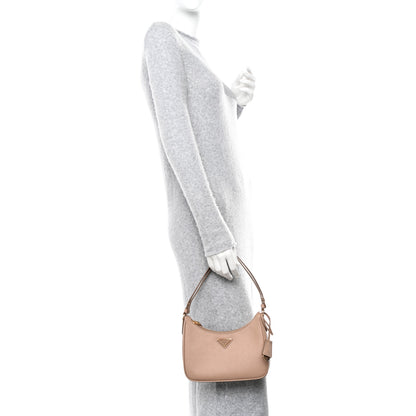 Prada Saffiano Lux Re-Edition Mini Shoulder Bag Cammeo 2 of 10