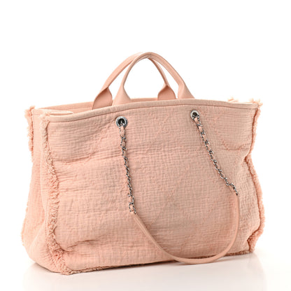 Chanel Canvas Extra Large Double Face Shopping Tote Light Pink 3 of 13