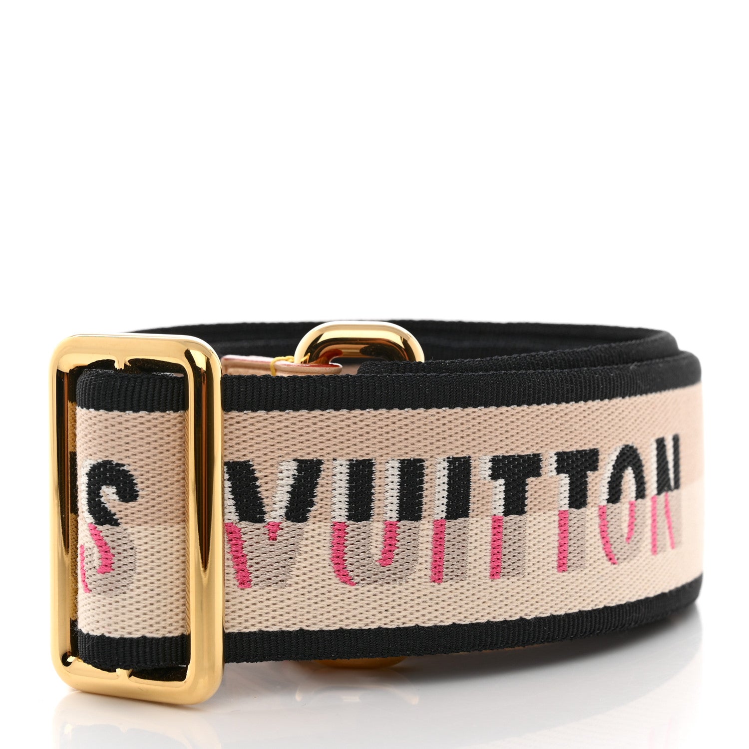 Louis Vuitton Jacquard Speedy Bandouliere 20 Shoulder Strap Black 2 of 4
