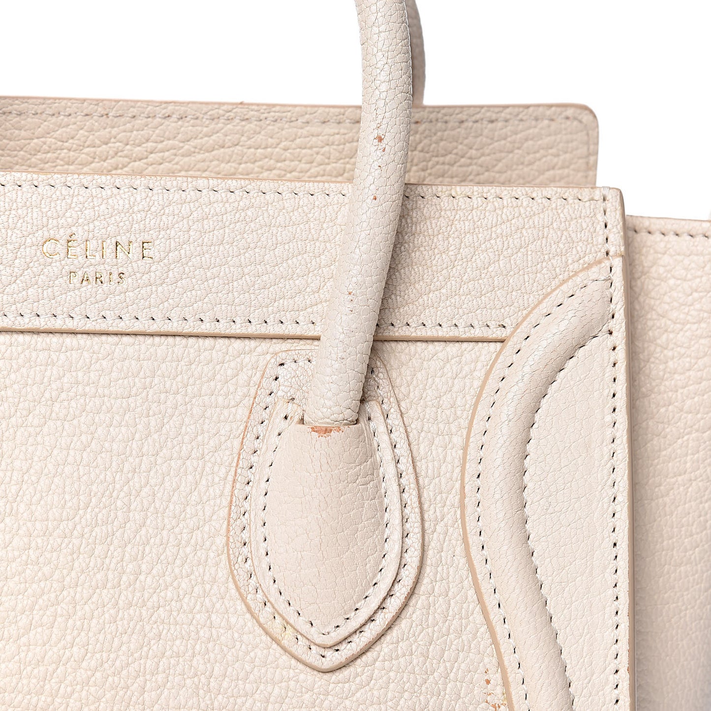 Goatskin Nano Luggage White