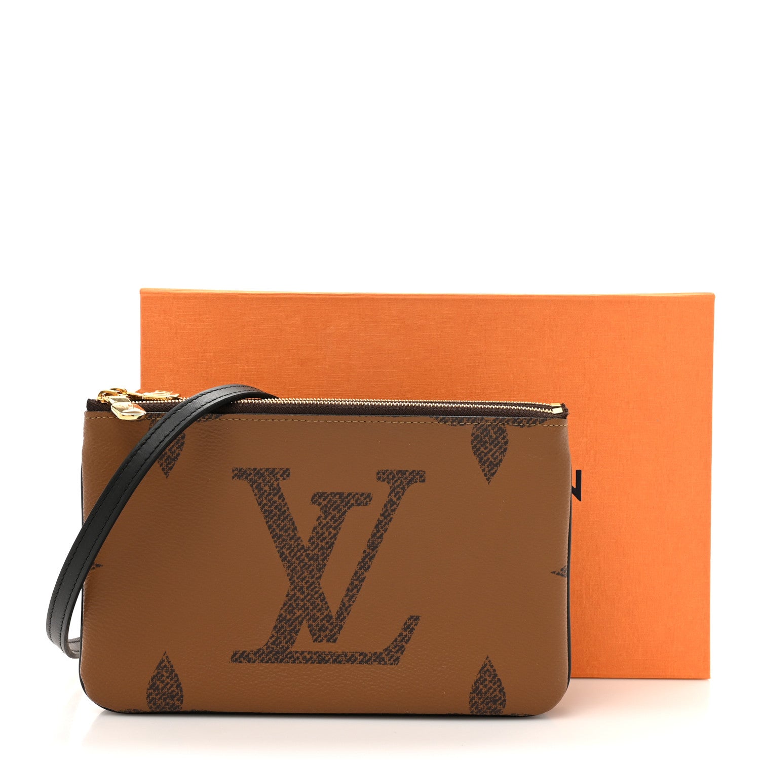 バッグ Louis Vuitton Louis Vuitton Reverse Monogram Giant Double Zip Pochette 1776294
