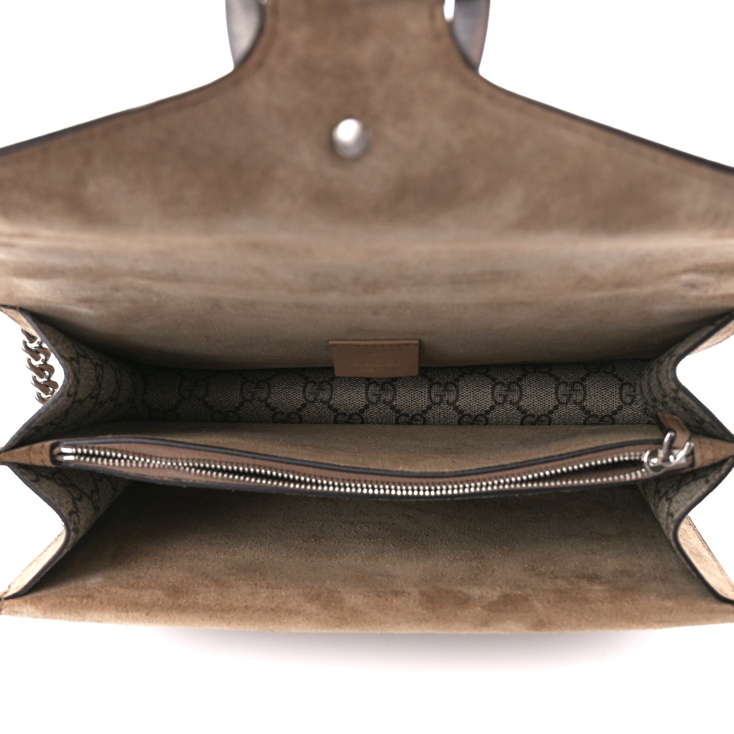 GG Supreme Monogram Small Dionysus Shoulder Bag Taupe