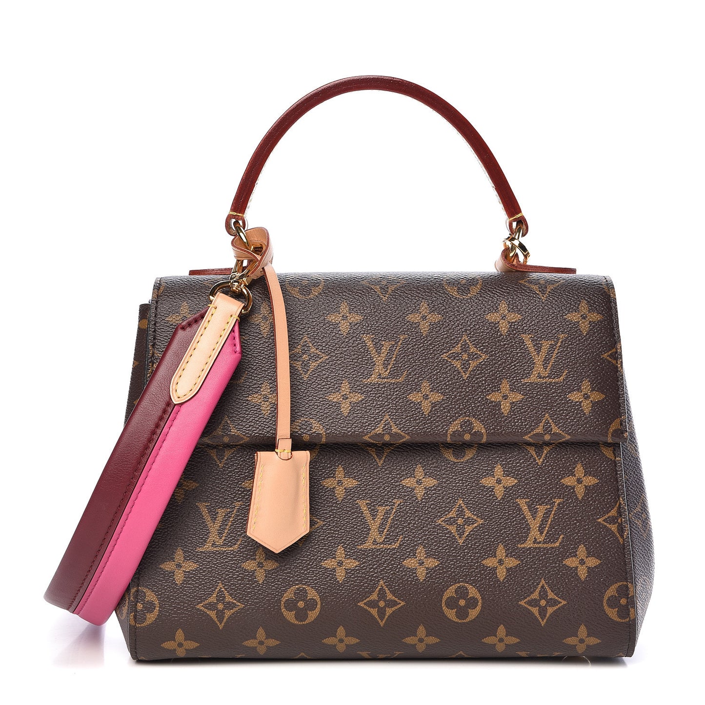 Monogram Cluny BB Bordeaux Fuchsia