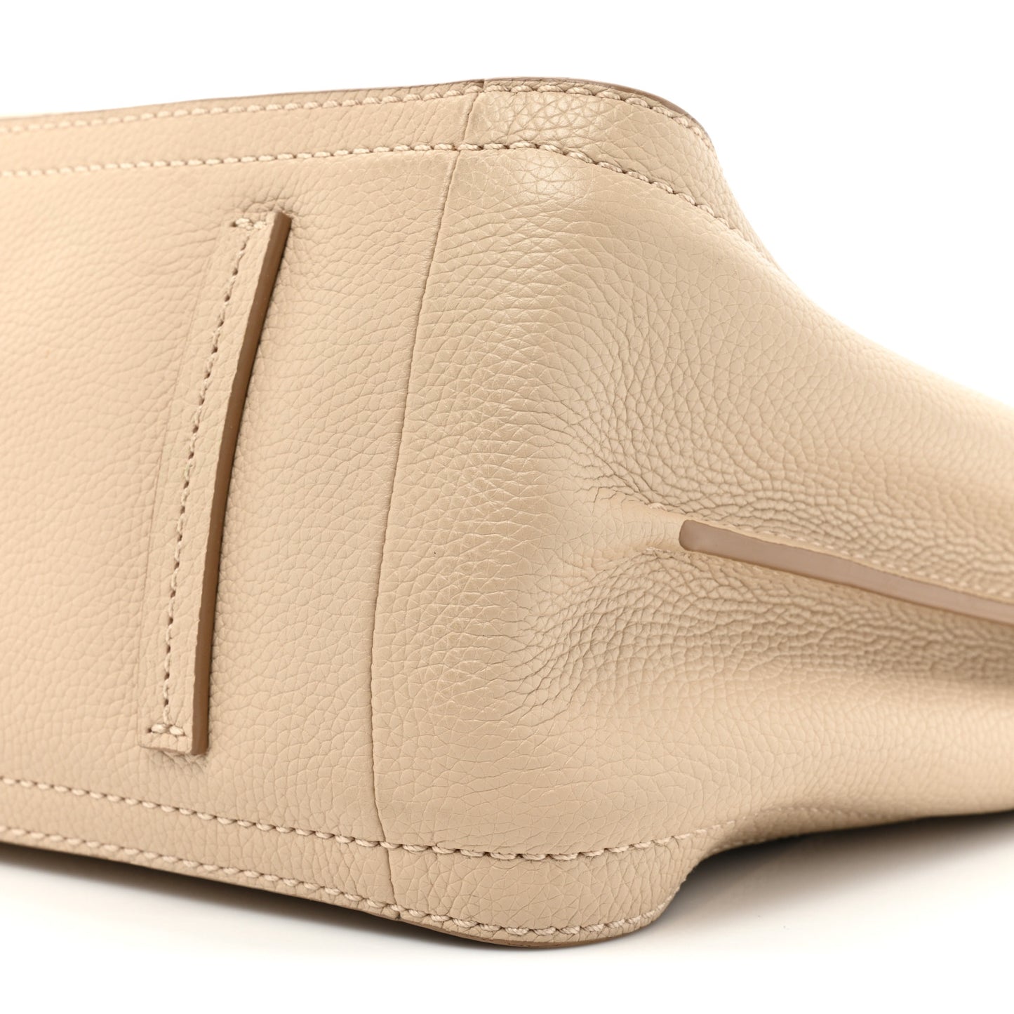 Grained Calfskin The Director Tote Beige