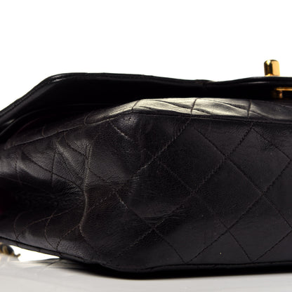 Chanel Lambskin Quilted Medium Double Flap Black 8 of 9