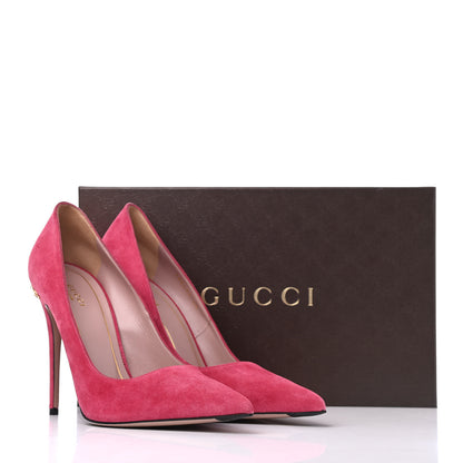 Gucci Kid Scamosciato Pumps 40 Pink 14 of 14