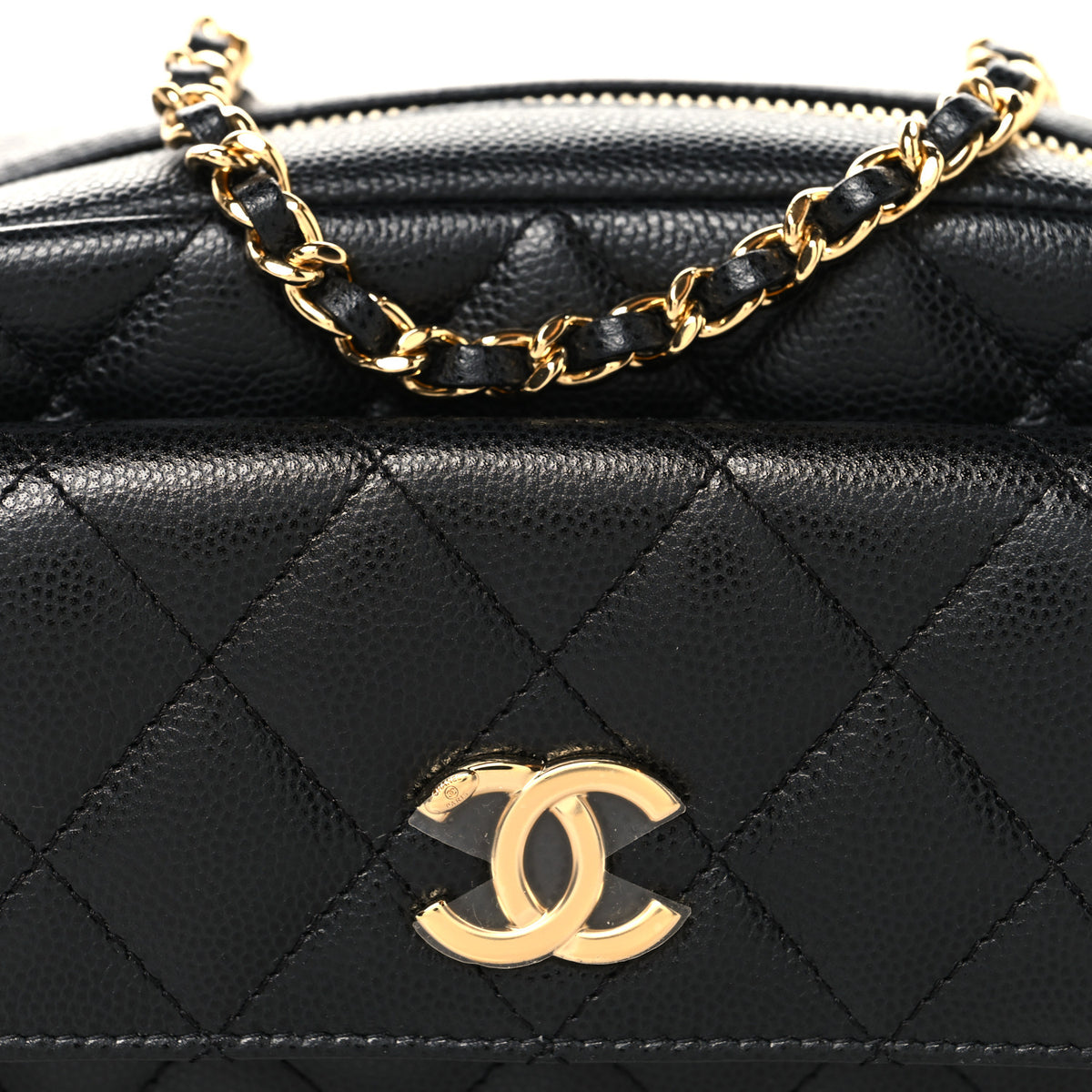 Chanel Caviar Quilted Paris Hangzhou Tassel Camera Case Black 8 of 10
