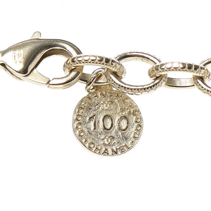Chanel Graduated Pearl CC Short Necklace Gold 4 of 5