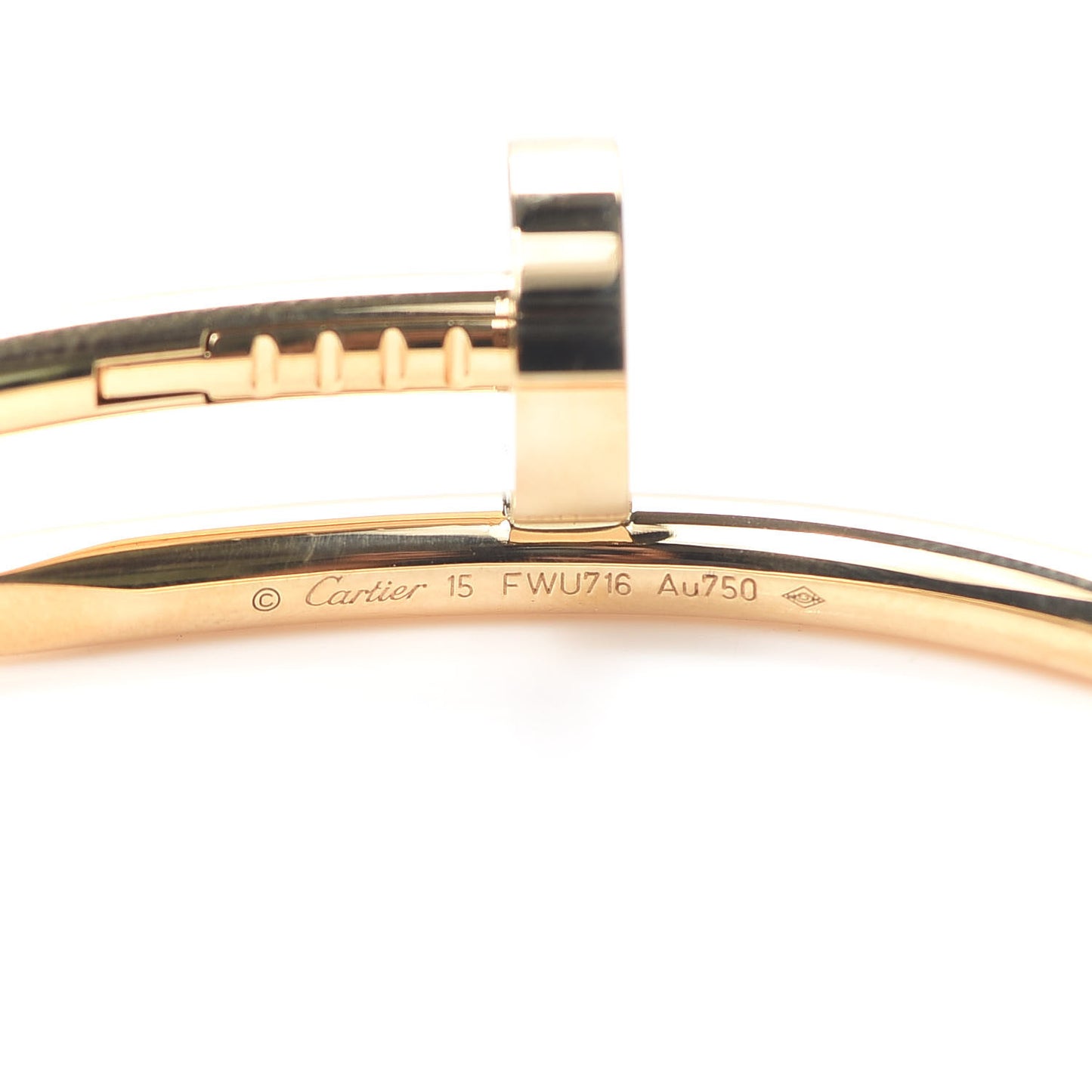 18K Yellow Gold Juste Un Clou Bracelet 15