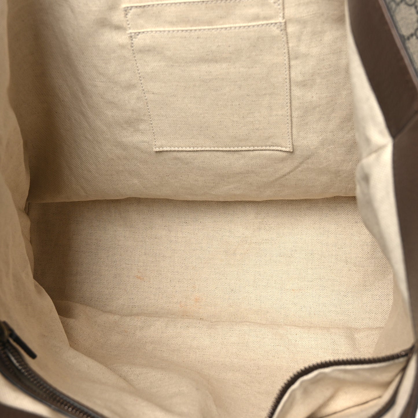 GG Supreme Monogram Web Neo Vintage Tote Beige New Acero Crop