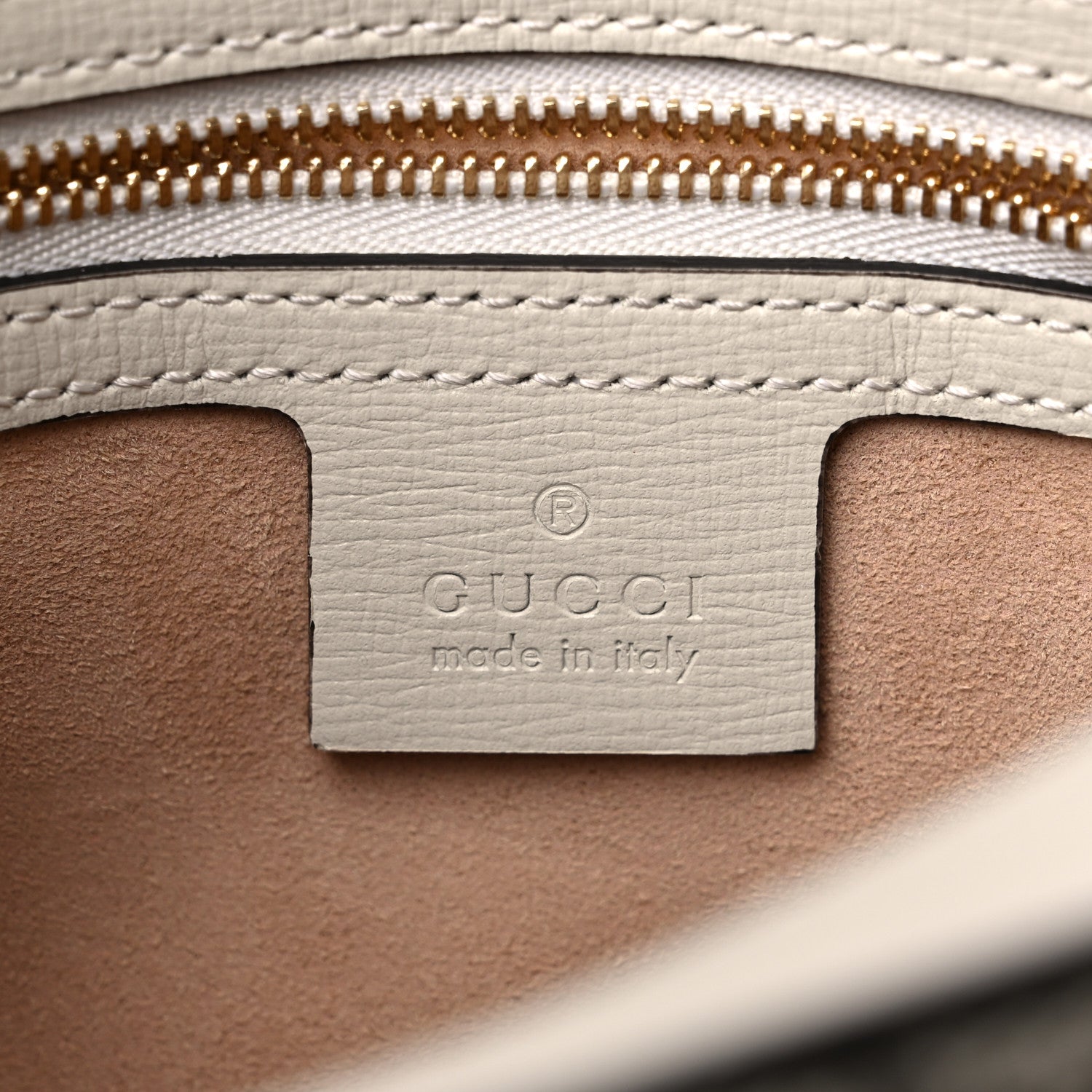 Gucci GG Supreme Monogram Small Horsebit 1955 Shoulder Bag Beige Mystic White 6 of 10