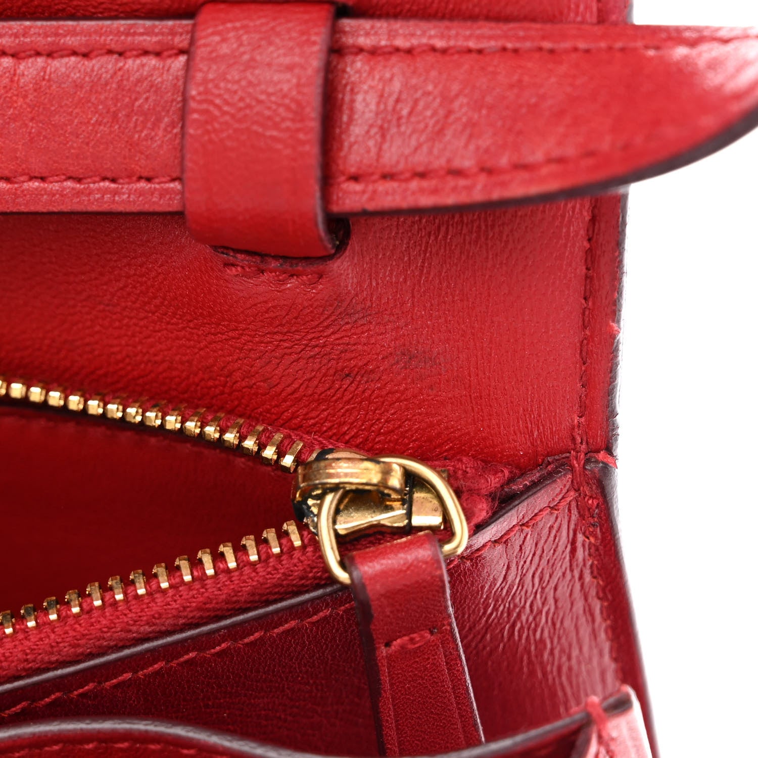 Celine Box Calfskin Medium Classic Box Flap Bag Red 9 of 15