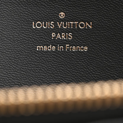 Louis Vuitton Lambskin Embossed Monogram Coussin Zippy Wallet Black 8 of 8