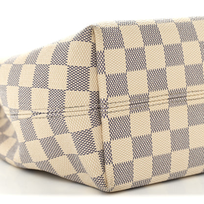 Louis Vuitton Damier Azur Graceful PM Rose Ballerine 8 of 11