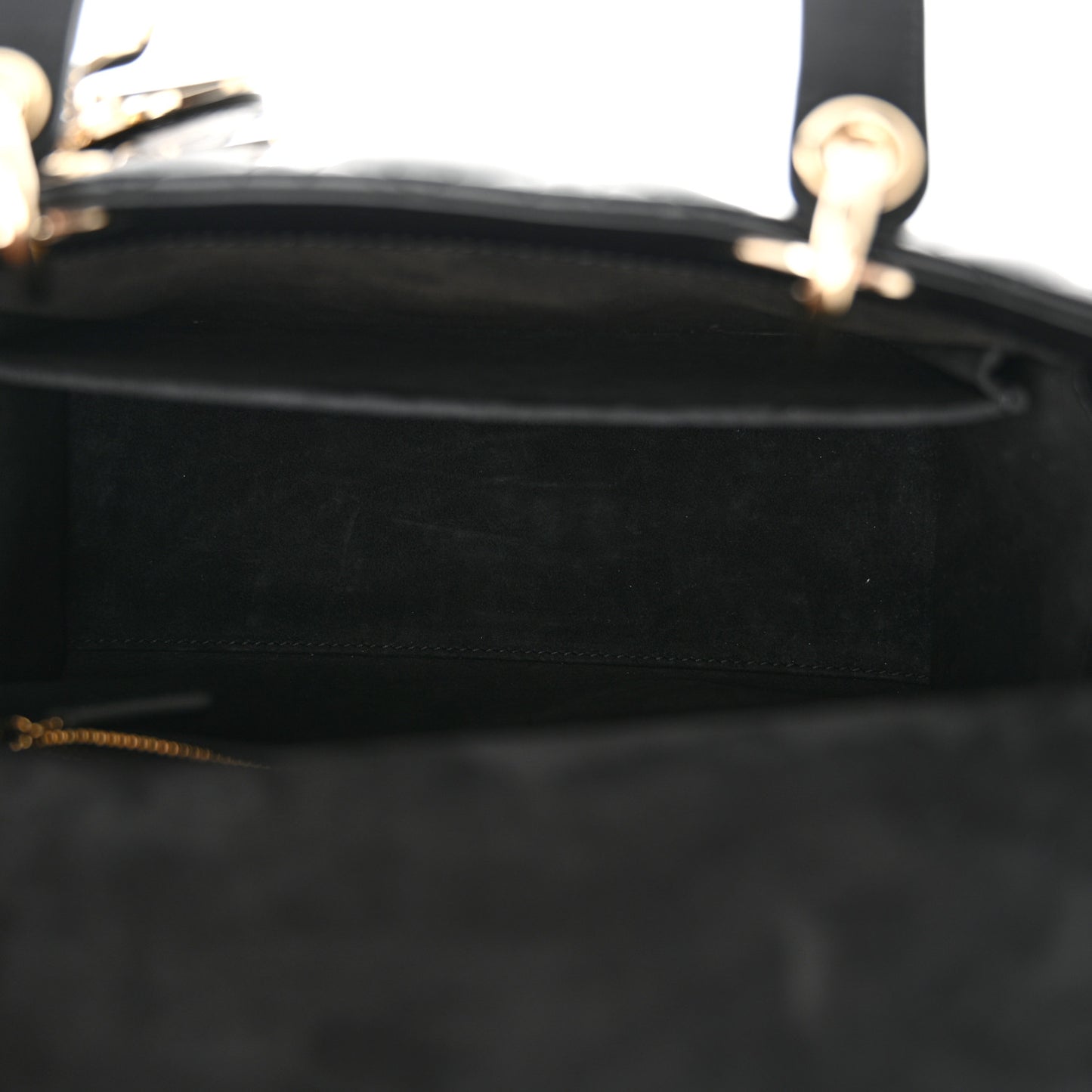 Lambskin Cannage Medium Lady Dior Black