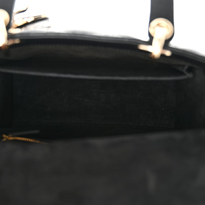 Christian Dior Lambskin Cannage Medium Lady Dior Black 5 of 16