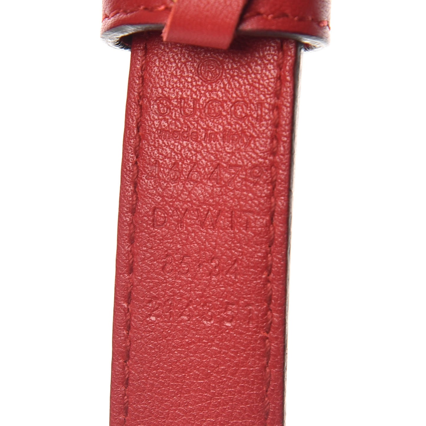 Calfskin Crystal Embellished Double G Belt 85 34 Hibiscus Red