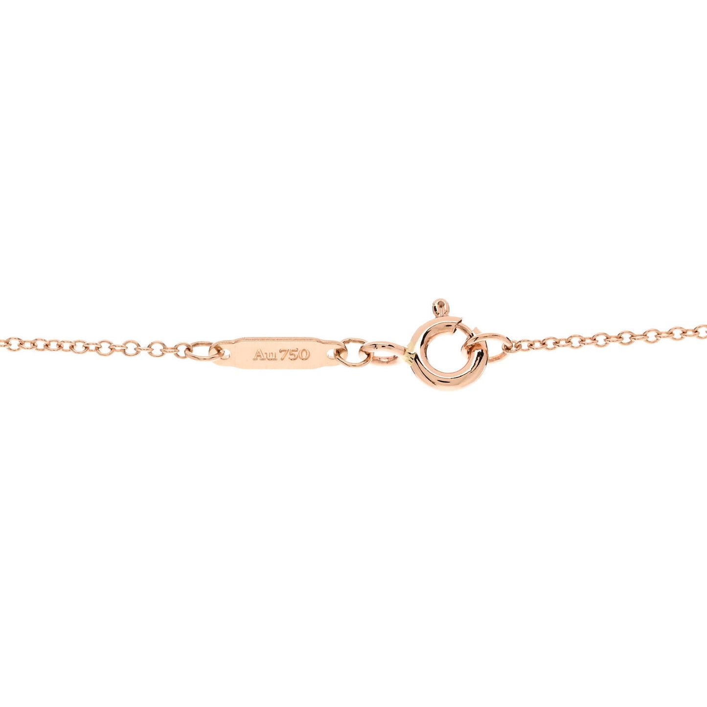 18K Rose Gold Naughty and Nice Pendant Necklace