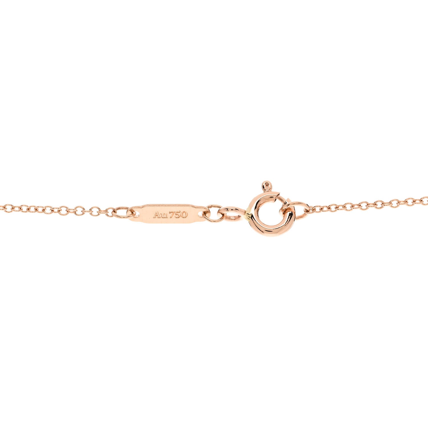 Tiffany 18K Rose Gold Naughty and Nice Pendant Necklace 5 of 6