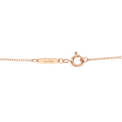 Tiffany 18K Rose Gold Naughty and Nice Pendant Necklace 5 of 6