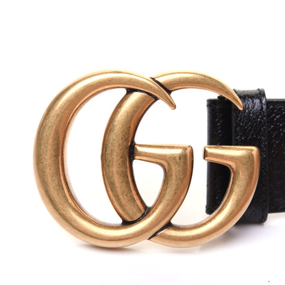 Gucci Textured Calfskin Double G 40mm Belt 95 38 Black 7 of 8