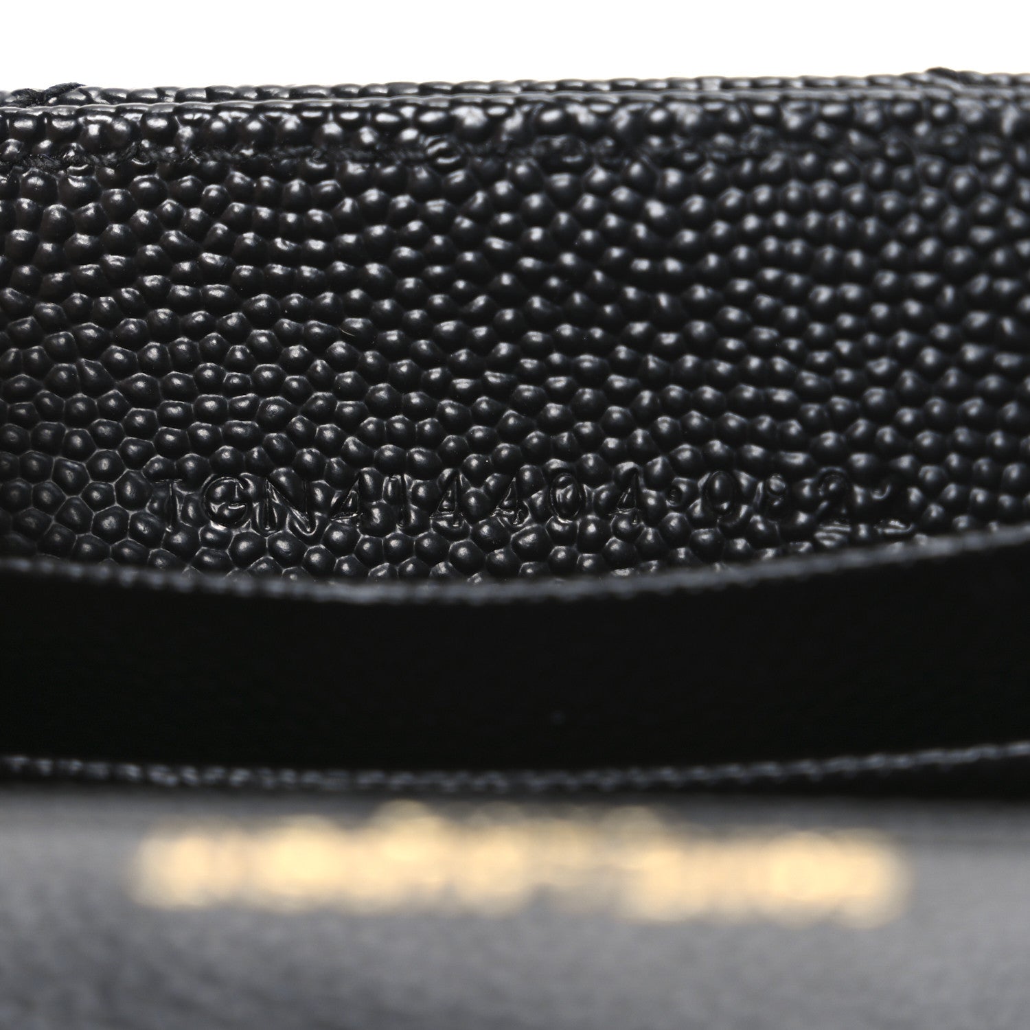 Saint Laurent Grain De Poudre Matelasse Chevron Small Monogram Envelope Wallet Black 7 of 7