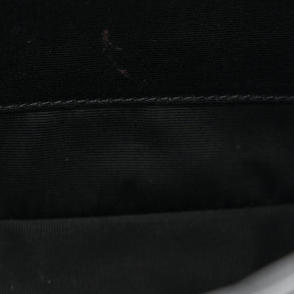 Saint Laurent Patent Calfskin Crocodile Embossed Monogram Lou Camera Bag Black 11 of 11