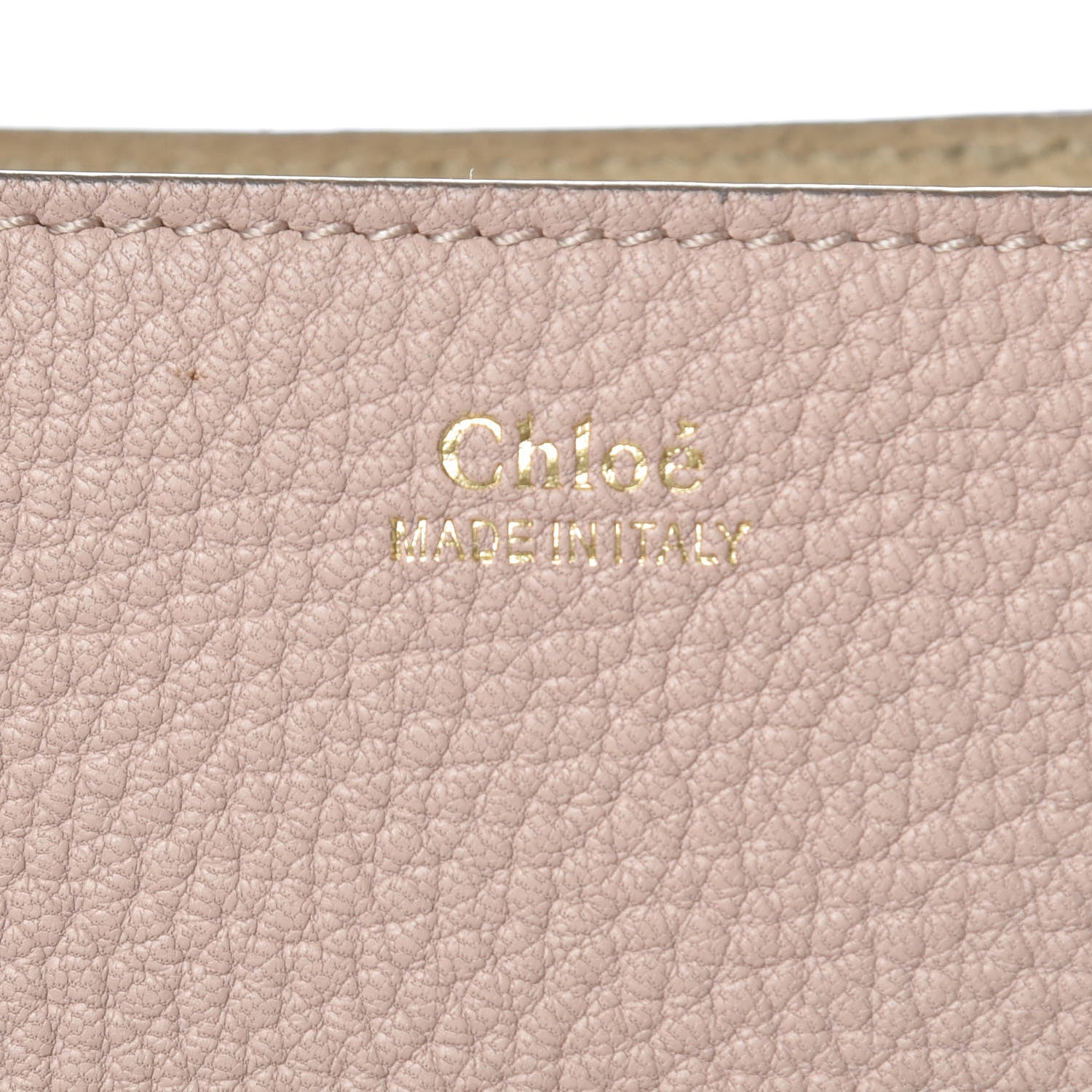 Chloe Grained Lambskin Drew Shoulder Bag Cement Pink 6 of 8