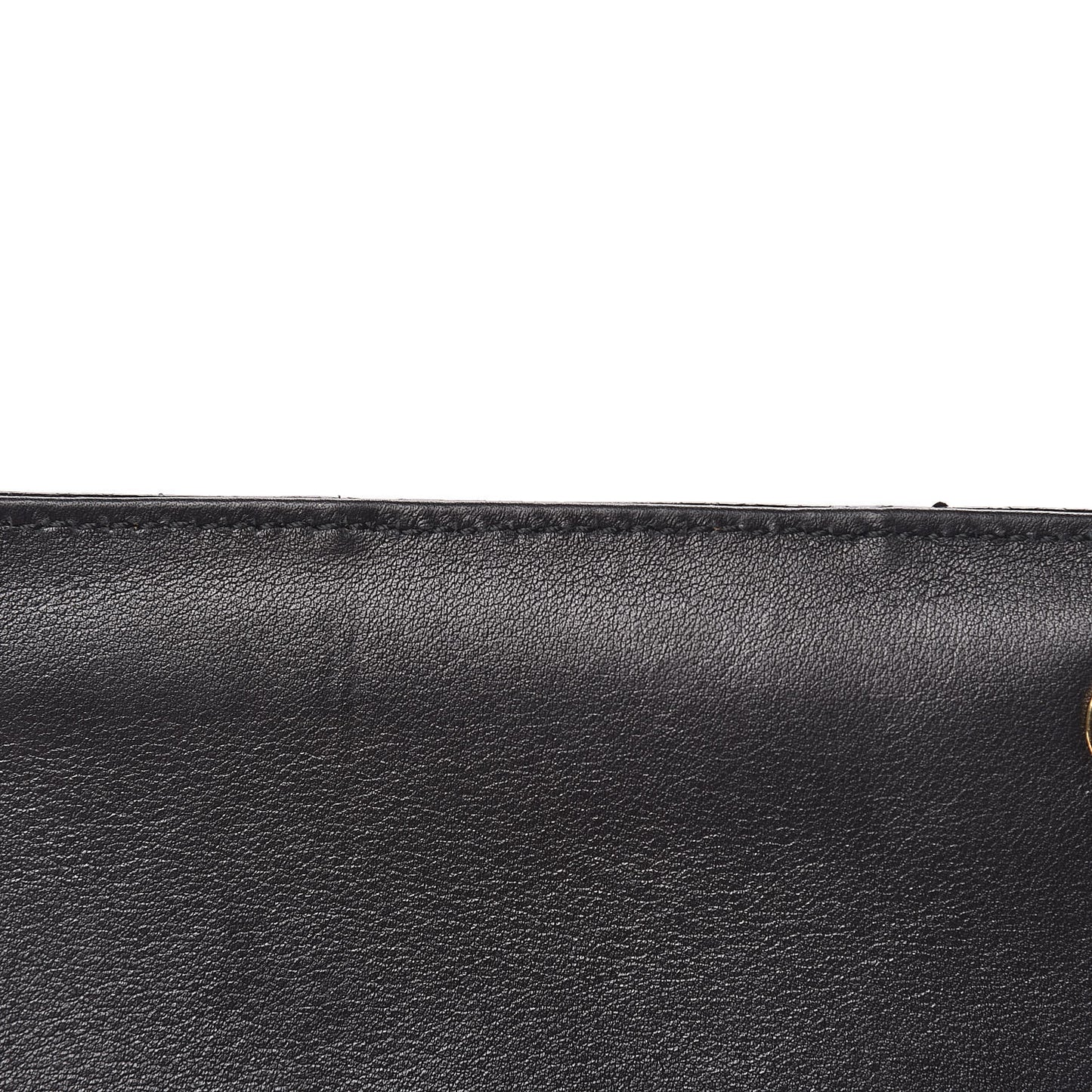 Snakeskin Broadway Clutch Black
