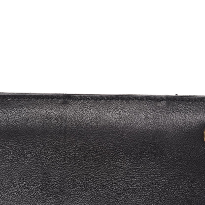 Gucci Snakeskin Broadway Clutch Black 8 of 13