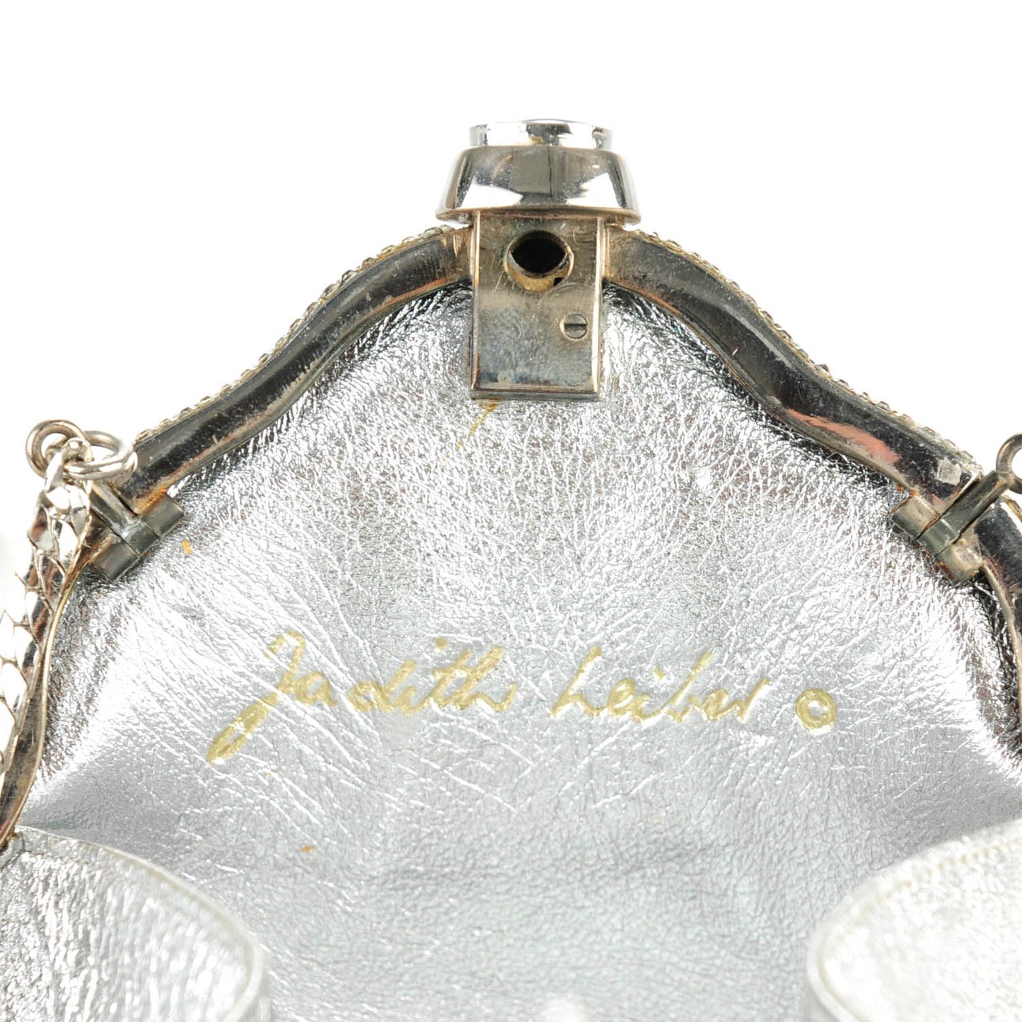 Swarovski Crystal Floral Miniaudiere Clutch