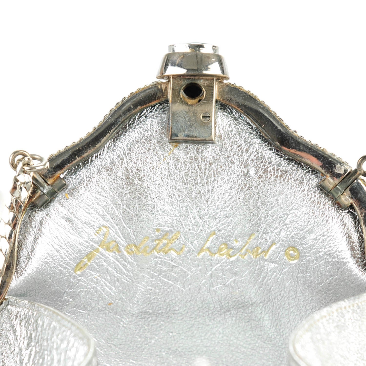 Judith Leiber Swarovski Crystal Floral Miniaudiere Clutch 6 of 7