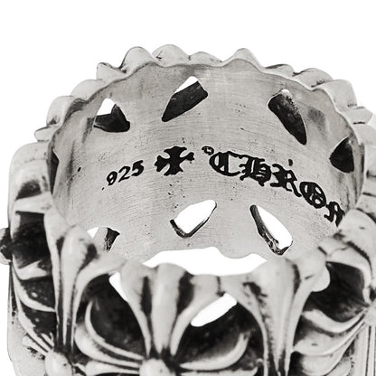 Chrome Hearts Sterling Silver Cemetery Cross Ring 59 8.75 6 of 7