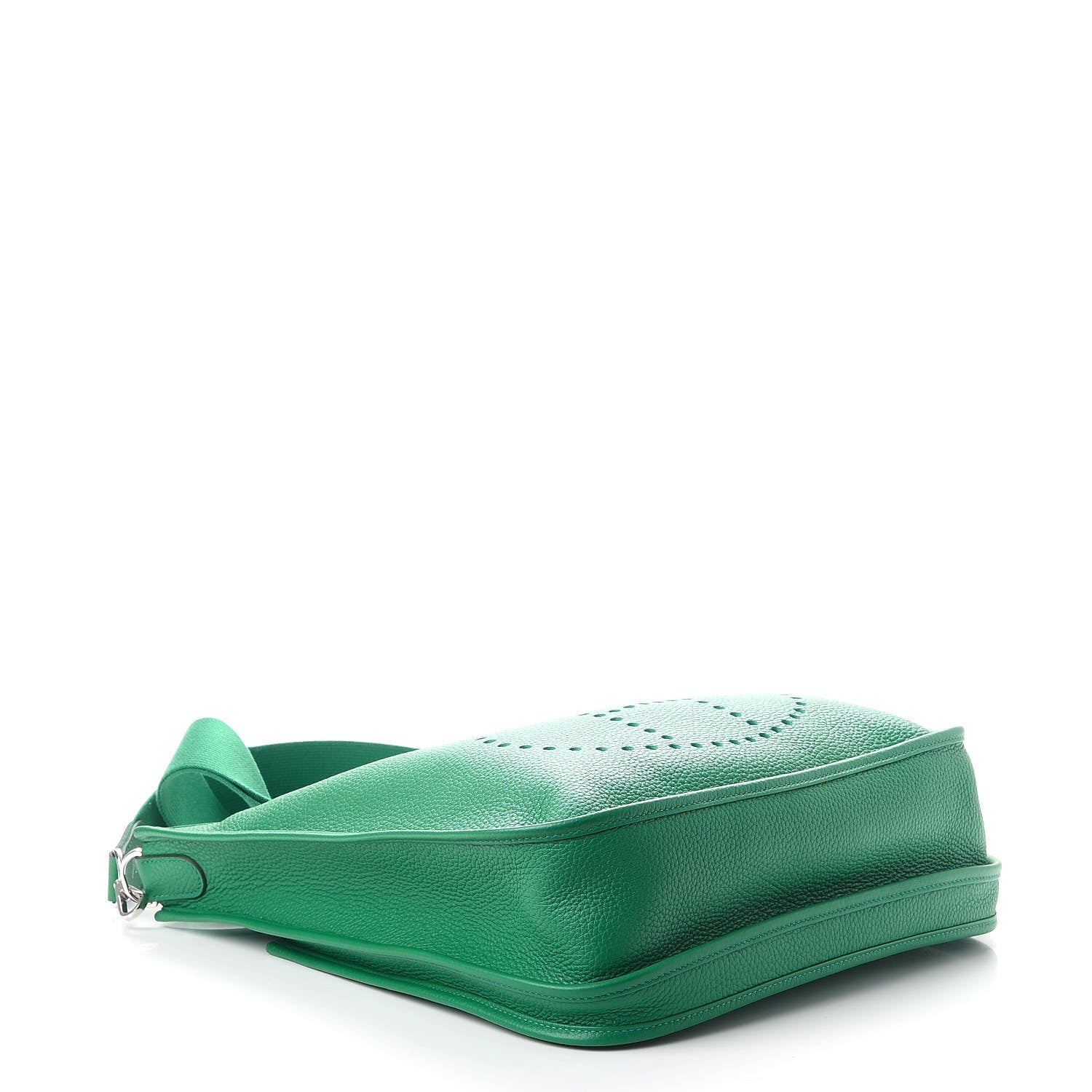 Hermes Taurillon Clemence Evelyne III GM Vert Vertigo 4 of 8