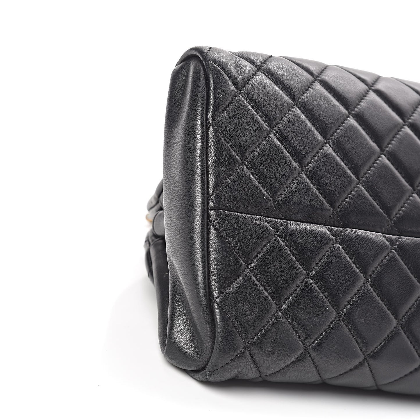 Lambskin Quilted Medium Just Mademoiselle Black