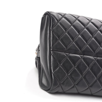 Chanel Lambskin Quilted Medium Just Mademoiselle Black 9 of 10