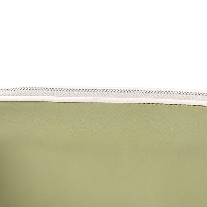 Miu Miu Nappa Glitter Clutch Wristlet Pistacchio Bianco 6 of 6