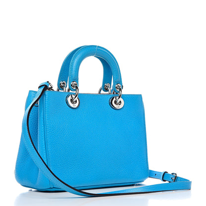 Christian Dior Bullcalf Mini Diorissimo Tote Bleu Nosy 3 of 12