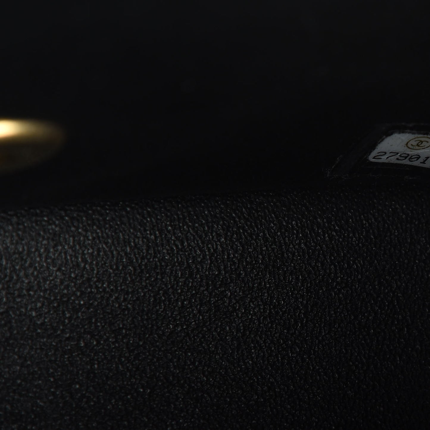 Lambskin Quilted Mini Square Flap Black