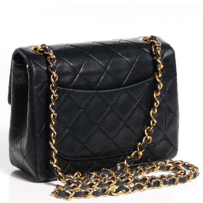 Chanel Lambskin Quilted Mini Square Flap Black 3 of 10